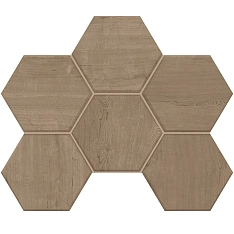 Estima Classic Wood Мозаика CW03 Hexagon Неполированный 25x28.5 / Эстима Классик Вуд Мозаика CW03 Хексагон Неполированный 25x28.5 